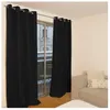 Image de OTTAWA -Rideau Thermique Occultant en Jacquard 140x260 cm noir