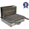 Image de Barbecue Tonio au Charbon de Bois Encastrable Tout Inox avec Grille