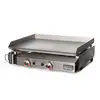Image de Plancha Gaz Bento 2 Feux Tout Inox - Plancha Tonio