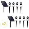 Image de Projecteurs Solaires Ezilight® Solar Multi Spot - 2 Packs De 4 Lampes