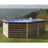 Image de Piscine Bois Sabtang Tubulaire Rectangulaire 4,65x2,69m H1,29m