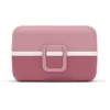 Image de Lunch Box Enfant - 3 Compartiments - Sans Bpa - Mb Tresor Rose Blush