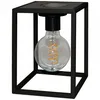 Image de Lanterne solaire - Lulla - Noir - Batterie - 1 ampoule - Jardin - Métal