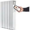 Image de Radiateur Électrique Connecté À Inertie Sèche 1000 W Univ'r Chauffage Eden Blanc