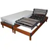 Image de Lit Electrique + Matelas Mémoire De Forme 2x80x200