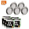 Image de Spot LED encastrable fixe - LAMPESECOENERGIE - Gris - 5W - GU10 - Intérieur