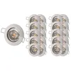 Image de Spot encastrable fixe LED - LAMPESECOENERGIE - GU10 - Blanc chaud - Lot de 20