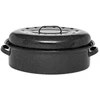 Image de Plat À Rôtir Ovale Warmcook 46 X 31 X 19 Cm Céramique Noir