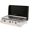 Image de Plancha Gaz 9kw Plaque Inox 78x45cm Euskal Plantxa Iparlapicn