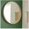 Image de Miroir rond en chêne vali MTC 1116