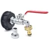 Image de Kit Arrosage Cuve 1000L S60x6 Robinet Laiton Chromé & Raccord Rapide-