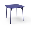 Image de PETITE FRITURE table carrée pour extérieur WEEK-END (Bleu - Aluminium verni par poudre epoxy)