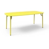 Image de PETITE FRITURE table rectangulaire pour extérieur WEEK-END 180x85 cm (Jaune - Aluminium verni par poudre epoxy)