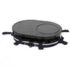 Image de Little balance - appareil à raclette 8 personnes 1200w + gril + crêpière bleu nuit et noir 8749 - 8749