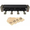 Image de Appareil À Raclette 4 Personnes Anti-adhésive Taupe 49.5x11x10 Cm Little Balance