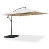 Image de Parasol déporté carré 3x3m - Hardelot 3x3m - Beige - Manivelle anti-retour Toile déperlante Facile à utiliser