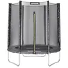 Image de Trampoline rond Ø 180cm gris avec son filet de protection - Cassiopée - Trampoline de jardin 2m Qualité PRO. Normes EU.
