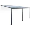 Image de Pergola adossée aluminium 3x4m avec gouttière AVENIO