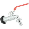 Image de Robinet laiton chromé 15 mm pour Collecteur Récupérateur Eau Pluie