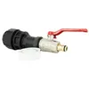Image de Vanne 1/4 de tour - Laiton - Embout rapide - Raccord compression 32 mm - Kit couplage cuve - Téflon inclus