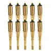 Image de Torches à huile en bambou 120 cm - Lot de 10