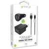 Image de GREEN_E Kit 2USB fastcharge car + secteur + Cable type C - 13m - Blanc