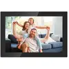 Image de Agfaphoto cadre photo connecté realiview apf1000 wi-fi 10 lcd ecran en verre - affichage photosvidéos, horloge, météo, rotation auto, mémoire 32go, appli frameo iosandroid incluse - noir