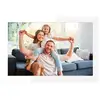 Image de Agfaphoto cadre photo connecté realiview apf1000 wi-fi 10 lcd ecran en verre - affichage photosvidéos, horloge, météo, rotation auto, mémoire 32go, appli frameo iosandroid incluse - blanc