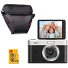 Image de Kodak Pixpro C1 Appareil Photo Ultra-Compact 13MP Zoom 4x LCD 2.8 Flash LED + MicroSDHC 16 Go + Étui de Protection Kodak   Noir