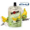 Image de Purée énergétique Banane-Kiwi-Vanille Baouw Jaune 90 g U-PU-UN-BAN