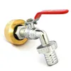 Image de Raccord femelle S60x6 laiton - robinet laiton sortie 11/4 cannelée 25mm-