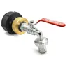 Image de Raccord S75x6 - robinet laiton sortie 1 1/4 - 25 mm pour IBC GRV-