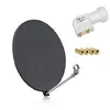 Image de Parabole Satellite - HDME - SMC 80cm - Fibre Composite - Gris anthracite - LNB Twin 4K