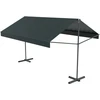 Image de Store Banne Double Pente 4 X 3 M Gris Iseo