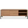 Image de NAVI - Meuble TV en bois avec placard 150cm