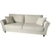 Image de Canapé 4 Places En Tissu Beige Lucerne