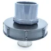 Image de Couvercle 15cm pour cuve 1000L avec entrée PVC 75/90 et filtre 2 pouces-