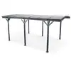 Image de Carport de 15m² en aluminium anthracite et polycarbonate - le mans 5x3m - abri de voiture 500 x 300 x 220 cm