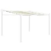 Image de Toile de toit écrue pour tonnelle 3x4m Murum - toile de rechange pergola. toile de remplacement