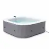 Image de Spa mspa gonflable carré   fjord 6 - 6 places. système anti-gel et désinfection uvc + bâche. 185cm. Pvc. Pompe. Chauffage. Gonfleur. Filtre