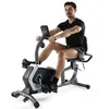 Image de ISE Vélo dappartement semi-allongé-Vélo Couché Magnétique-8 Niveaux de résistance réglables-Masse d’inertie 8 kg-Roues de