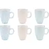 Image de Tasse Pattern 9cl - 6 Pièces - Pastel