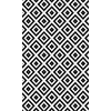Image de Tapis De Salon Black&white 80 X 150 Cm - Noir