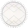 Image de Tapis Coton Come Bleu Par Nattiot - Ø 120 Cm