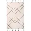 Image de Tapis Coton Viktor Chocolat Par Nattiot - 100 X 150 Cm