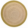 Image de Tapis Coton & Jute Yhuki Taupe Par Nattiot - Ø 140 Cm