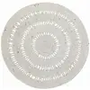 Image de Tapis Coton Bibek Natural Par Nattiot - Ø 110 Cm