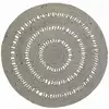 Image de Tapis Coton Bibek Grey Par Nattiot - Ø 110 Cm