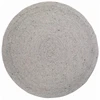 Image de Tapis Coton Neethu Grey Par Nattiot - Ø 160 Cm