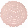 Image de Tapis Coton Alma Nude Par Nattiot - Ø 120 Cm